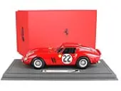 Ferrari 250 GTO 22 Leon Dernier - Jean Blaton Rosso Corsa Red 3rd Place ""24 Hours of Le Mans"" (1962) Limited Edition to 200 pieces Worldwide 1/18 Mod