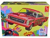 Skill 2 Model Kit 1966 Ford Galaxie 500 Hardtop ""Sweet Bippy"" 4-in-1 Kit 1/25 Scale Model by AMT