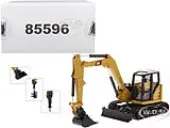 CAT Caterpillar 308 CR Next Generation Mini Hydraulic Excavator with Work Tools and Operator ""High Line"" Series 1/50 Diecast Model by Diecast Masters