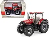 Case IH Maxxum 145 Tractor Red and Black ""Case IH Agriculture"" 1/32 Diecast Model by ERTL TOMY