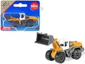 Liebherr 576 Wheel Loader Yellow with White Top Diecast Model by Siku