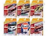 ""Classic Gold Collection"" 2023 Set B of 6 Cars Release 2 1/64 Diecast Model Cars by Johnny Lightning
