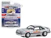 1982 Ford Mustang GT Silver Metallic ""Georgia State Patrol State Trooper"" ""Hot Pursuit"" Series 44 1/64 Diecast Model Car by Greenlight