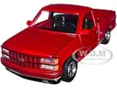 1992 Chevrolet 454 SS Pickup Truck Red Metallic 1/24 Diecast Model Car by Motormax