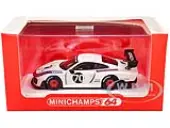 2018 Porsche 935/19 70 ""Martini Racing"" White with Graphics 1/64 Diecast Model Car by Minichamps