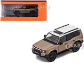 Toyota Land Cruiser Prado 250 Beige with White Top 1/64 Diecast Model Car by GCD