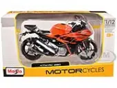 KTM RC 390 Motorcycle Orange and Black 1/12 Diecast Model by Maisto