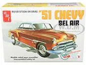 Skill 2 Model Kit 1951 Chevrolet Bel Air 2-in-1 Kit ""Retro Deluxe Edition"" 1/25 Scale Model by AMT