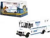 1993 Grumman Olson Van White ""Life Safety Systems Division"" NYPD ""New York City Police Department"" 1/43 Diecast Model by Greenlight