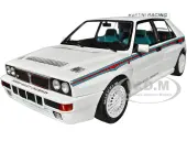 1992 Lancia Delta HF Integrale Evo 1 Martini 6 White with Blue and Red Stripes ""World Rally Champion - Martini Racing"" 1/18 Diecast Model Car by Soli