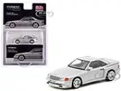 Mercedes-Benz SL 500 Koenig Specials Silver Metallic ""Global64"" Series 1/64 Diecast Model by Tarmac Works