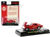 1966 Chevrolet Corvette 427 68 Red with White Stripes and Graphics ""Schwinn Apple Krate"" Limited Edition to 4400 pieces Worldwide 1/64 Diecast Model