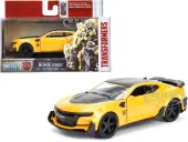 2016 Chevrolet Camaro Yellow Bumblebee with Robot on Chassis ""Transformers The Last Knight"" (2017) Movie 1/32 Diecast Model Car by Jada
