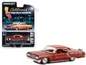1964 Chevrolet Impala Copper Brown Metallic with Graphics ""California Lowriders"" Series 2 1/64 Diecast Model Car by Greenlight