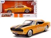 1967 Chevrolet Camaro Orange Metallic with Black Stripes ""Bigtime Muscle"" 1/24 Diecast Model Car by Jada