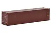 40 Container Dark Brown ""WSI Premium Line"" 1/50 Diecast Model by WSI Models