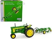 John Deere 620 Tractor with 555 Plow Green ""Precision Heritage"" Series 1/16 Diecast Model by ERTL TOMY