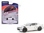 2018 Chevrolet Camaro SS Redline Edition Silver Ice Metallic ""GreenLight Muscle"" Series 28 1/64 Diecast Model Car by Greenlight