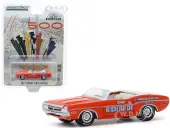 1971 Dodge Challenger Convertible Official Pace Car Orange ""55th Indianapolis 500 Mile Race"" ""Hobby Exclusive"" 1/64 Diecast Model Car by Greenlight