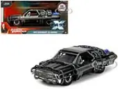 1967 Chevrolet El Camino with Cannons Matt Black ""Fast X"" (2023) Movie ""Fast &amp; Furious"" Series 1/32 Diecast Model Car by Jada