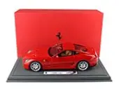 2006 Ferrari 599 GTB Fiorano with Manual Gear Rosso Corsa Race Red with DISPLAY CASE Limited Edition to 126 pieces Worldwide 1/18 Model Car by BBR