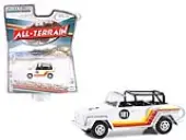 1974 Volkswagen Thing (Type 181) 181 White with Stripes ""All Terrain"" Series 15 1/64 Diecast Model Car by Greenlight