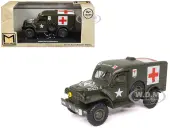 Dodge WC54 Ambulance Olive Drab ""United States Army"" 1/43 Diecast Model by Militaria Die Cast