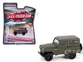 1962 Nissan Patrol Matt Olive Green ""All Terrain"" Series 16 1/64 Diecast Model Car by Greenlight