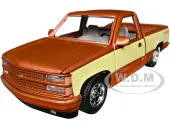 1992 Chevrolet 454 SS Pickup Truck Copper Metallic with Beige Sides ""American Classics"" Series 1/24 Diecast Model Car by Motormax
