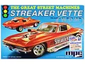Skill 2 Model Kit 1967 Chevrolet Corvette Stingray ""Streaker Vette"" ""The Great Street Machines"" Series 1/25 Scale Model Car by MPC
