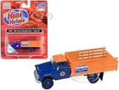 1955 Chevrolet Stakebed Truck ""Union 76"" Blue and Orange 1/87 (HO) Scale Model by Classic Metal Works