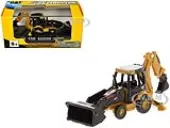 CAT Caterpillar 420E Backhoe Loader Yellow ""Micro-Constructor"" Series Diecast Model by Diecast Masters