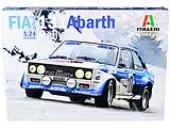 Skill 3 Model Kit Fiat 131 Abarth Rally 10 Winner ""Montecarlo Rally"" (1980) 1/24 Scale Model by Italeri