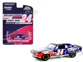 1969 Chevrolet Camaro 24 ""William Byron - Hendrick Motorsports First Win Tribute"" Blue with Flame Graphics ""Hobby Exclusive"" Series 1/64 Diecast Mode