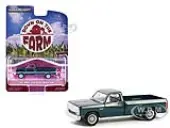 1982 Dodge Ram W250 Power Ram Pickup Truck Seaspray Green Metallic ""Down on the Farm"" Series 9 1/64 Diecast Model by Greenlight