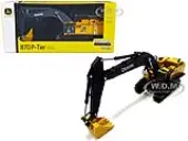 John Deere 870 P-Tier Excavator Yellow and Gray ""Prestige Collection"" 1/50 Diecast Model by ERTL TOMY