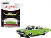 1970 Dodge Charger HEMI R/T Sublime Green with White Roof and White Tail Stripe (Lot 777) Barrett-Jackson Scottsdale Edition Series 10 1/64 Diecast M