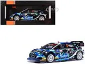 Ford Puma Rally1 13 Gregoire Munster - Louis Louka ""Central European Rally"" (2023) 1/18 Diecast Model Car by IXO Models