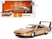 1969 Dodge Charger Daytona Bronze Metallic with Black Tail Stripe ""Bigtime Muscle"" Series 1/24 Diecast Model Car by Jada