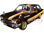 1970 Datsun 510 5 Brown Metallic with Stripes Limited Edition to 4250 pieces Worldwide 1/24 Diecast Model Car by M2 Machines