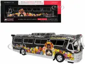 Dina 323 G2 Olimpico Coach Bus ""Autobuses de Las Catrinas El Paraiso"" Black with Dia de los Muertos Graphics ""The Bus &amp; Motorcoach Collection"" 1/