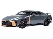 Nissan GT-R50 By ItalDesign ""Goodwood Version"" Liquid Kinetic Gray Metallic with Gold Accents 1/18 Model Car by Autoart