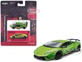 Lamborghini Huracan Performante Green ""Speed Icons"" Series 1/64 Diecast Model Car by Maisto