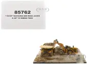CAT Caterpillar 994K Wheel Loader and 797 Mining Truck Yellow (Weathered) Set of 2 Pieces ""Weathered Series"" 1/125 Diecast Model by Diecast Masters