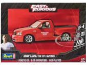 Level 4 Model Kit Brians Ford F-150 SVT Lightning Pickup Truck ""Fast and Furious"" 1/25 Scale Model by Revell