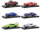 ""Auto-Drivers"" Set of 6 pieces in Blister Packs Release 77 Limited Edition to 9600 pieces Worldwide 1/64 Diecast Model Cars by M2 Machines