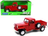 1947 Jeep Willys Pickup Truck Red ""NEX Models"" Series 1/24 Diecast Model Car by Welly
