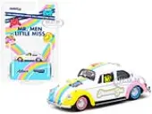 Volkswagen Beetle Low Rider ""Mr. Men Little Miss"" ""Collaboration Model"" 1/64 Diecast Model Car by Schuco &amp; Tarmac Works
