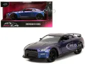 2009 Nissan GT-R (R35) Purple Metallic ""Pink Slips"" Series 1/32 Diecast Model Car by Jada