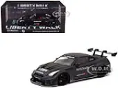Nissan 35GT-RR LB-Silhouette WORKS GT RHD (Right Hand Drive) ""Liberty Walk"" Full Carbon ""Hobby43"" Series 1/43 Diecast Model Car by Tarmac Works